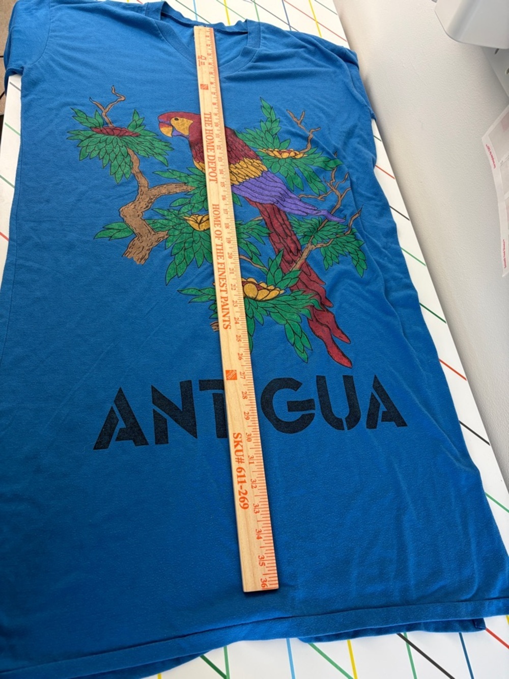 Vintage Antigua souvenir nightshirt/swim coverup One Size Unbranded punk - Picture 8 of 9